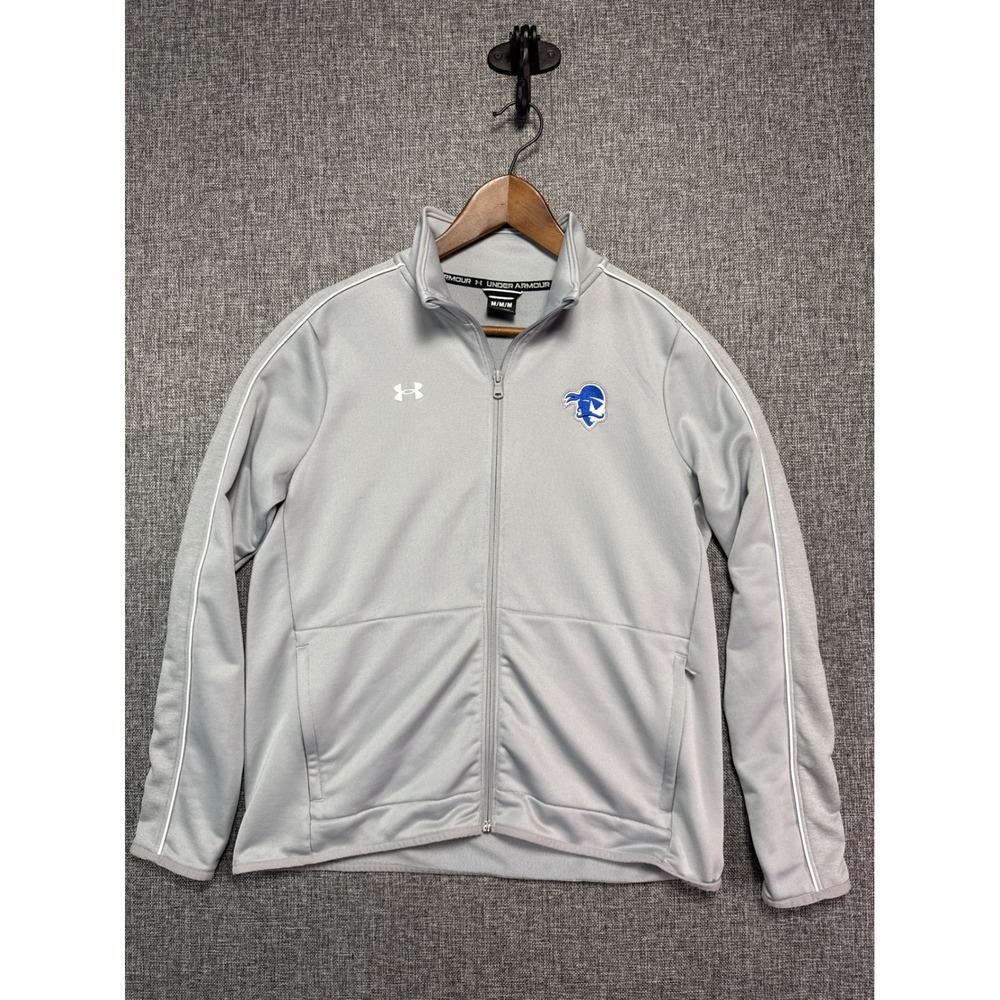 Under Armour Jacket Mens Gray Seton Hall University Full Zip Track | M